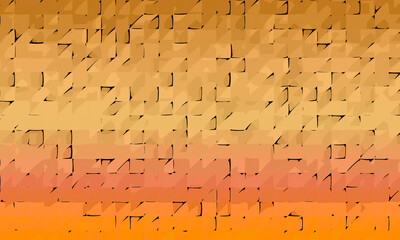 Brown, yellow and red posterization style background, digitally created.