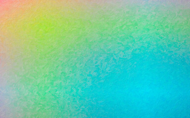 Lovely abstract illustration of pink, green and blue Realistic Impasto paint. Useful background for your prints.