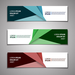 Label Banner Background Modern Business Corporate Template Design Web