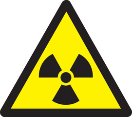 Danger ionizing radiation warning signs