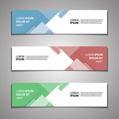 Label Banner Background Modern Business Corporate Template Design Web