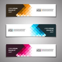 Label Banner Background Modern Business Corporate Template Design Web