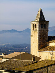 Fototapeta na wymiar Iglesia de Sant Pere (s.XVII-XVIII). Comarca de Raiguer. Mallorca. Baleares.España.