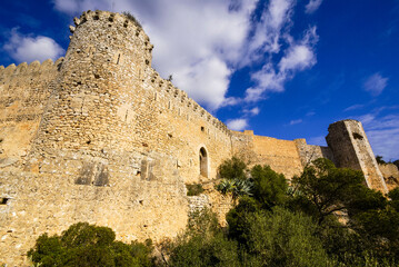 Naklejka premium Castillo de Santueri. Felanitx. Comarca de Migjorn. Mallorca. Baleares.