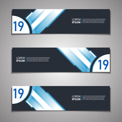 Label Banner Background Modern Business Corporate Template Design Web