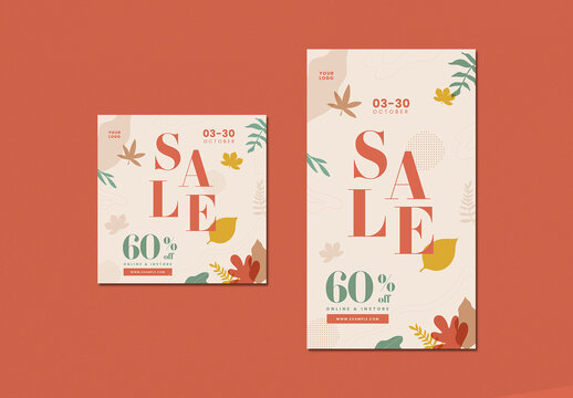 Fall Sale Social Media Posts