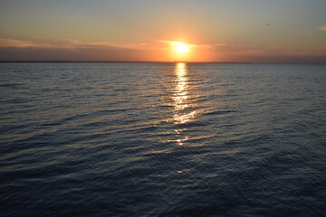 Fototapeta premium sunset over the sea