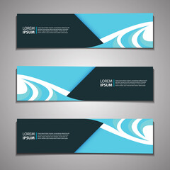 Fototapeta premium Label Banner Background Modern Business Corporate Template Design Web