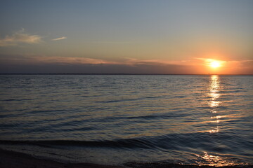 Obraz premium sunset over the sea