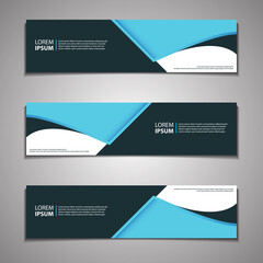 Label Banner Background Modern Business Corporate Template Design Web