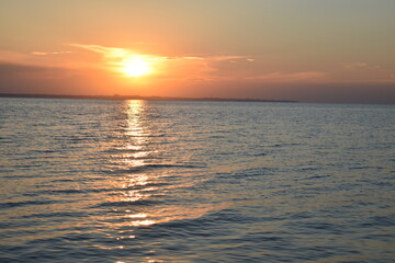 Obraz premium sunset over the sea