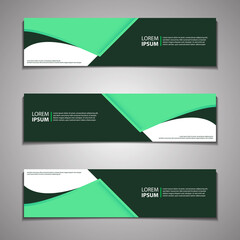 Label Banner Background Modern Business Corporate Template Design Web