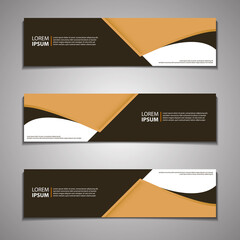 Label Banner Background Modern Business Corporate Template Design Web