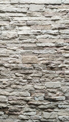 The white stone wall pattern texture background.