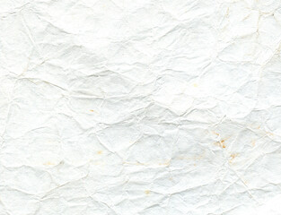 photo texture of white crumpled paper