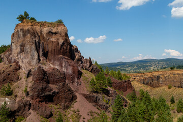 beautiful mountain landscape on a sunny day