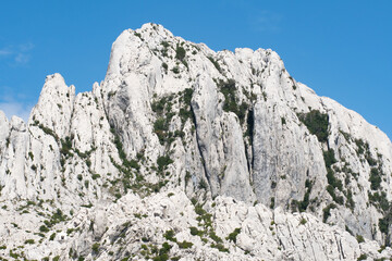 Tulove grede are a strange karst phenomenon on Velebit Nature Park. This karst formation consists of towers, pillars and cracks. Rocky ridge of extremely steep slopes built of limestone.