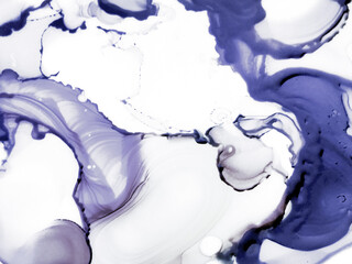 Alcohol Ink Painting. Alcohol Ink Texture. Nude 