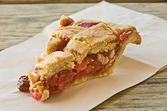 slice of cherry pie