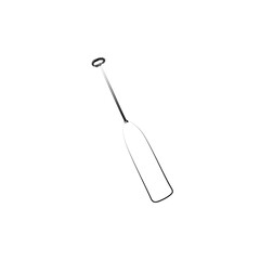 Milk Frother Device Landing Web Page Header Banner Template Vector. Milk Frother Kitchen Electronic Equipment, Utensil Kitchenware