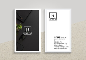 Minimal Business Card Layout