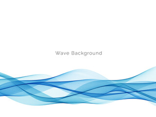 Blue wave stylish dymanic background