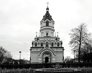 consecrated in 1853 the temple of the Orthodox church of Saint Alexander Nevsky in the town of...
