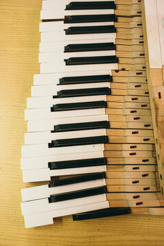 Keys of a piano