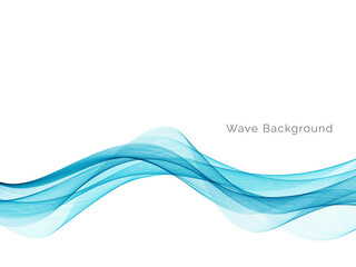 Blue wave stylish dymanic background