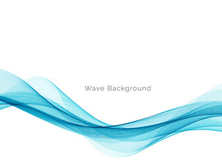 Blue wave stylish dymanic background