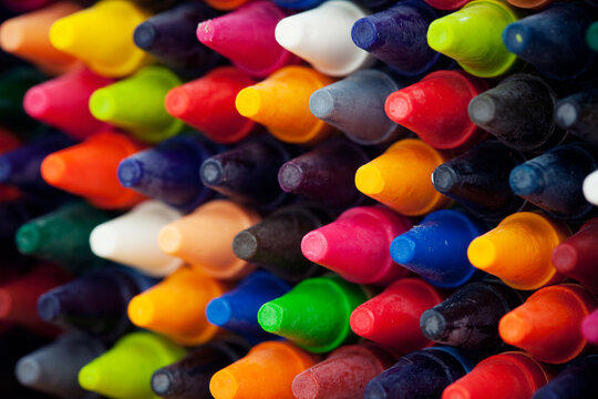Crayons: Stack of Colorful Crayons