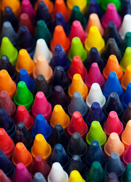 Crayons: Stack of Colorful Crayons