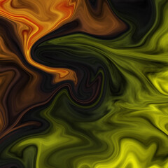 Colored Abstract Background with Liquid Marble Texture