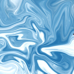 Colored Abstract Background with Liquid Marble Texture