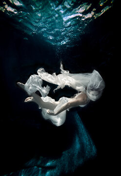 Woman Underwater