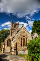 Fototapeta na wymiar St Andrew's Church, Castle Combe, England