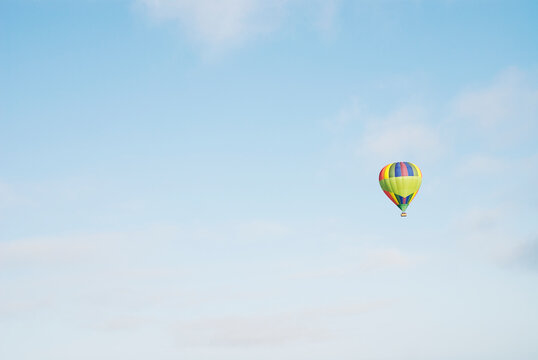 Hot Air Balloon on a Misty Morning