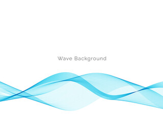 Blue wave stylish dymanic background