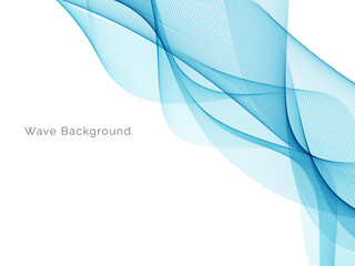 Blue wave stylish dymanic background