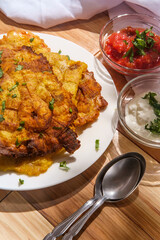 Fried Green Plantain Tostones