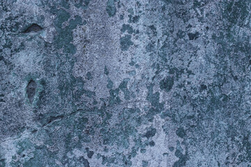 Blue concrete background with spots texture surface copy space for design or text