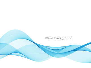 Modern Blue wave design background