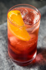 Boozy Refreshing Americano Cocktail