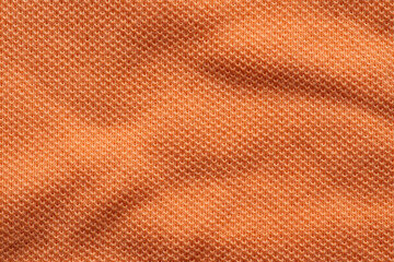 Obraz premium orange fabric texture close, macro shot