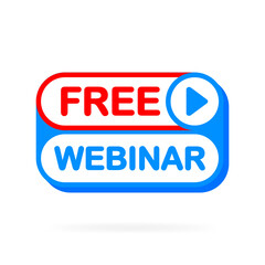 Live banner in flat style on white background. Social media concept. Live, free, video tutorials, webinar, webcast, stream, streaming, football. Vector illustration.