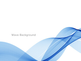 Modern Blue wave design background