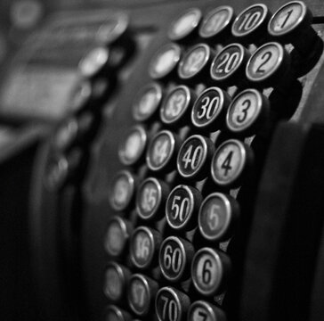 vintage cash register