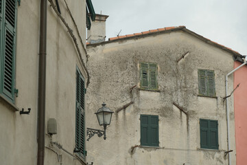 Fototapeta na wymiar Il borgo di Brugnato in provincia di La Spezia.