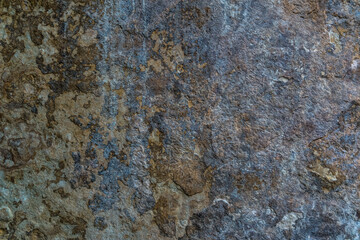 Vintage texture of stonework old masonry. Granite Cobblestone Wall	