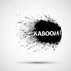 Quote Blank.Grunge Box.Border Frame. vector